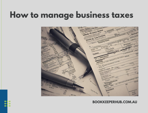 How to manage business taxes